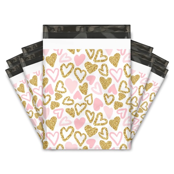 Hearts ❤️ Poly Mailers 10x13 Pack of 25 PRICE IS FIRM - Picture 3 of 6